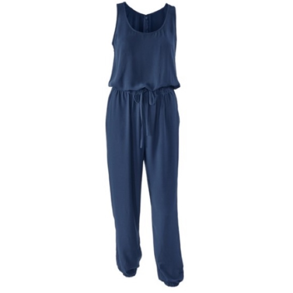 Cabi French Navy Blue Jumpsuit Size M - Picture 2 of 8